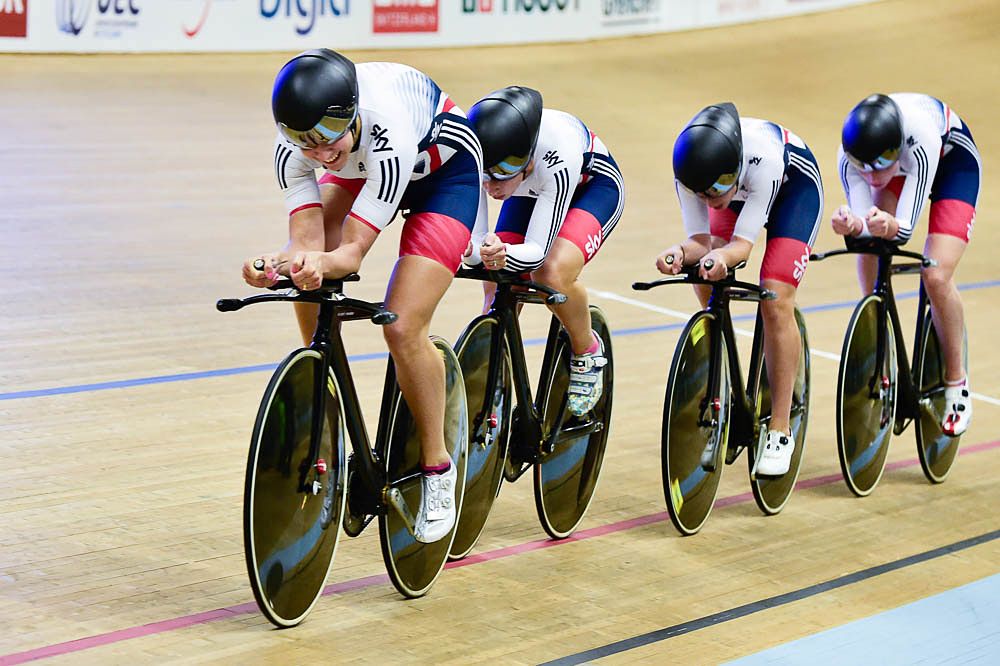 Great Britian's women's team pursuit squad had the fastest qualifying time