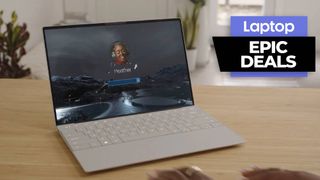 Dell XPS 15 Plus laptop with windows hello login on display 