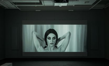 black and white portrait imagery from The Fury by Shirin Neshat