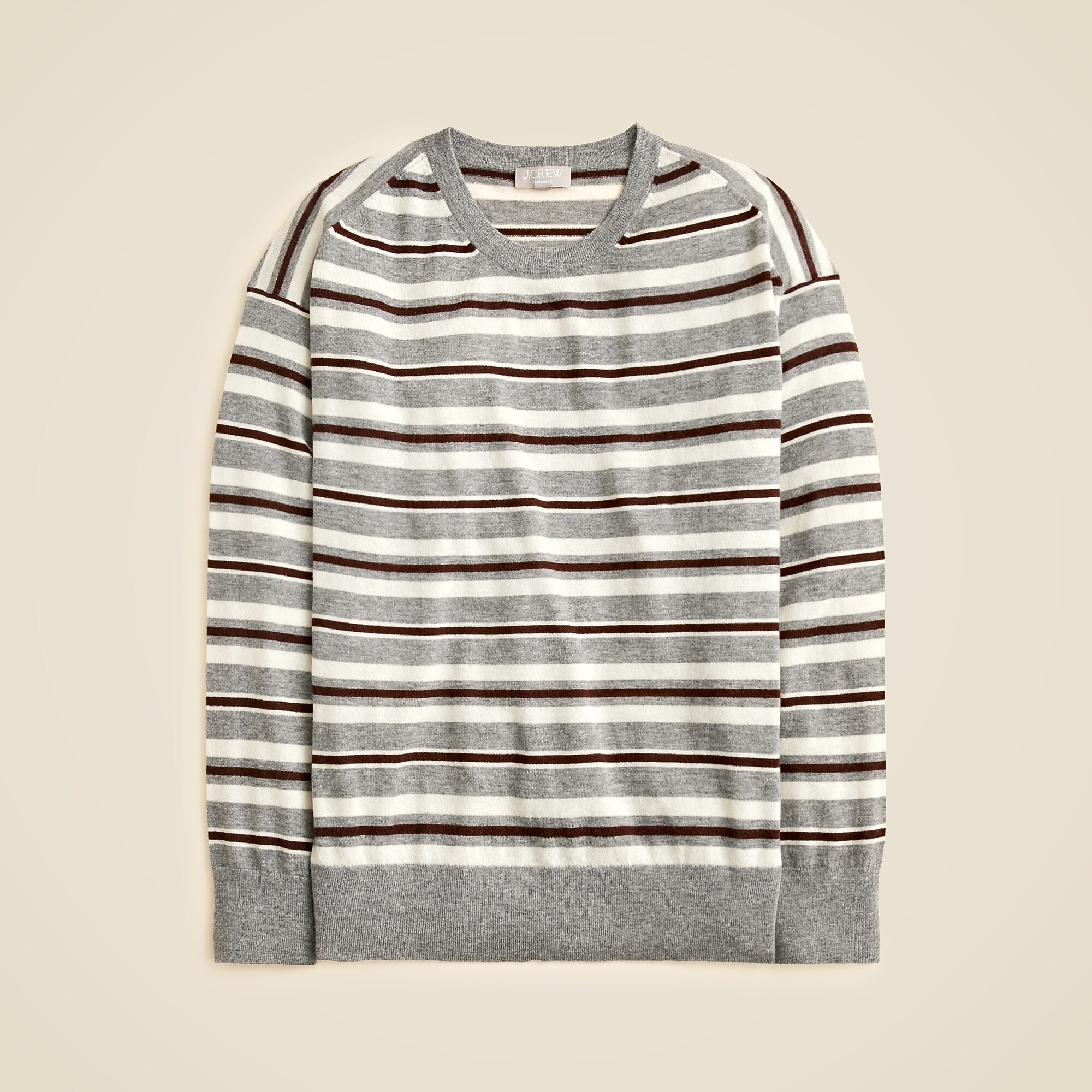 j.crew, Featherweight Cashmere Relaxed Crewneck Sweater