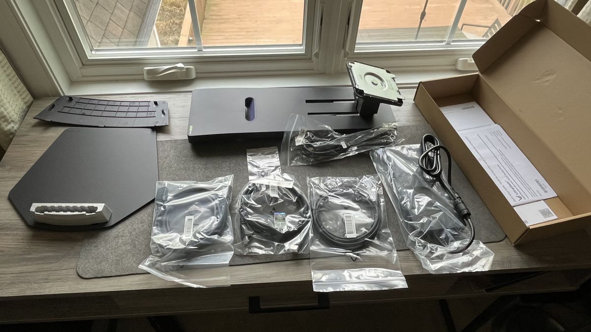 An LG Ultragear GX9 on a desk