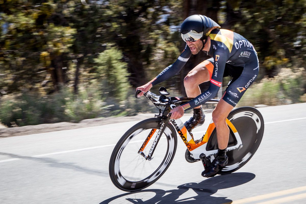 Phil Gaimon (Optum) rides to fifth on the stage and moves into second on GC