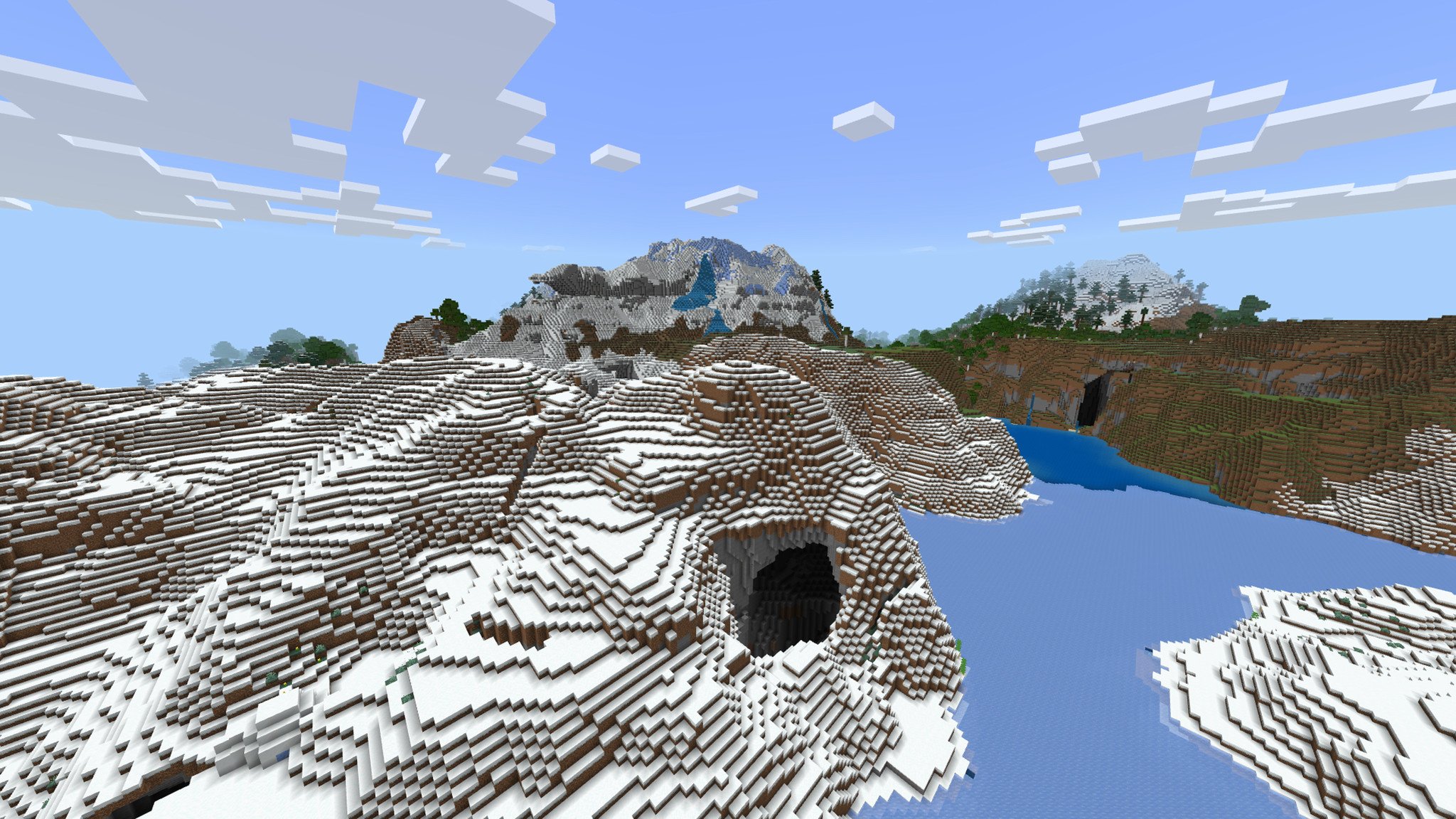 Screenshot of Minecraft 1.18 