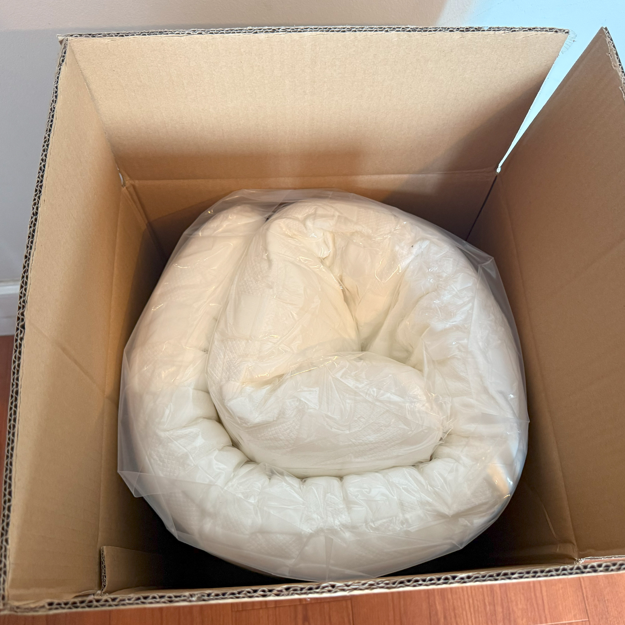 The Levitex Sleep Posture mattress topper being tested
