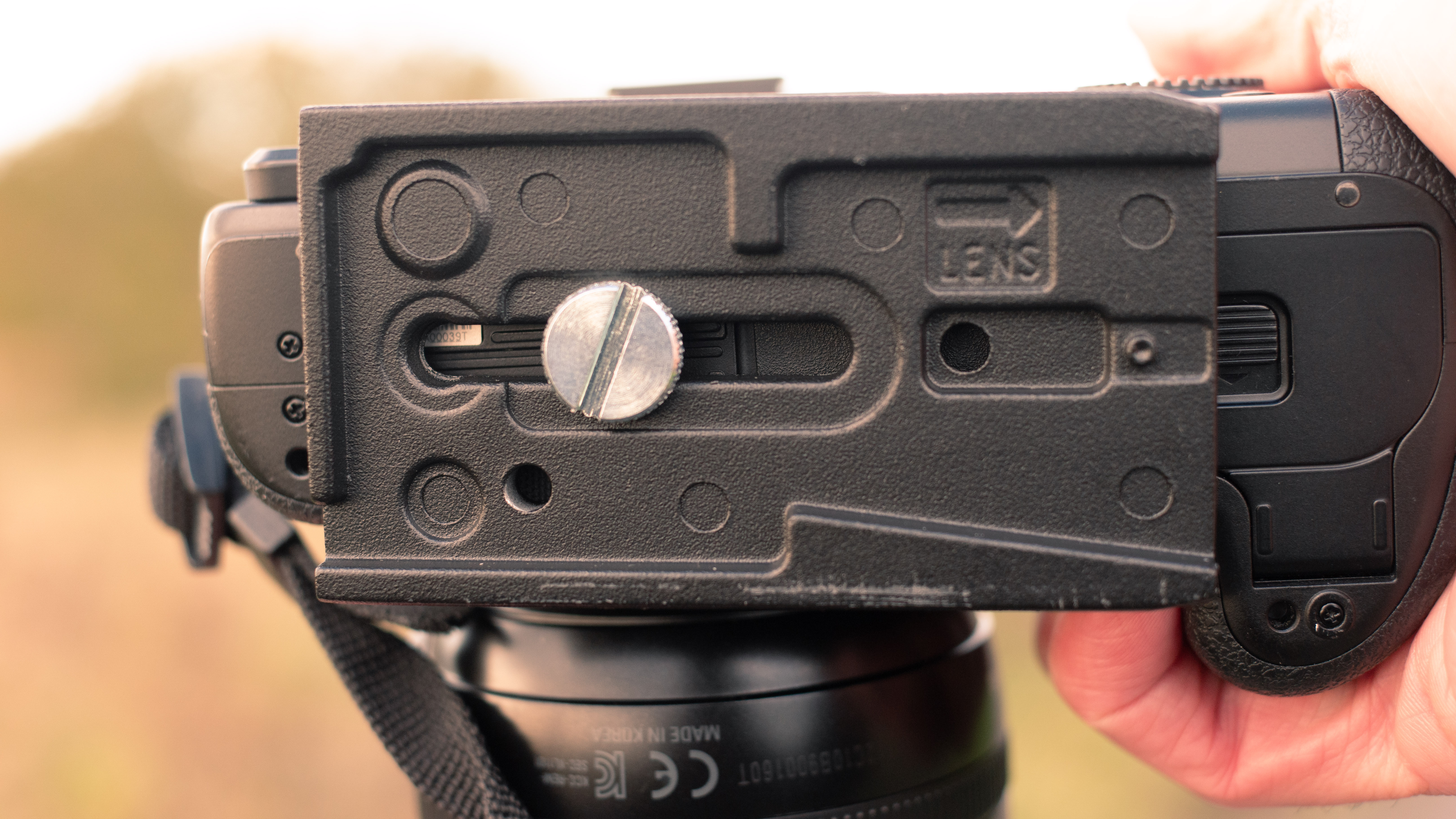 Штатив Manfrotto 500X Fluid на открытом воздухе