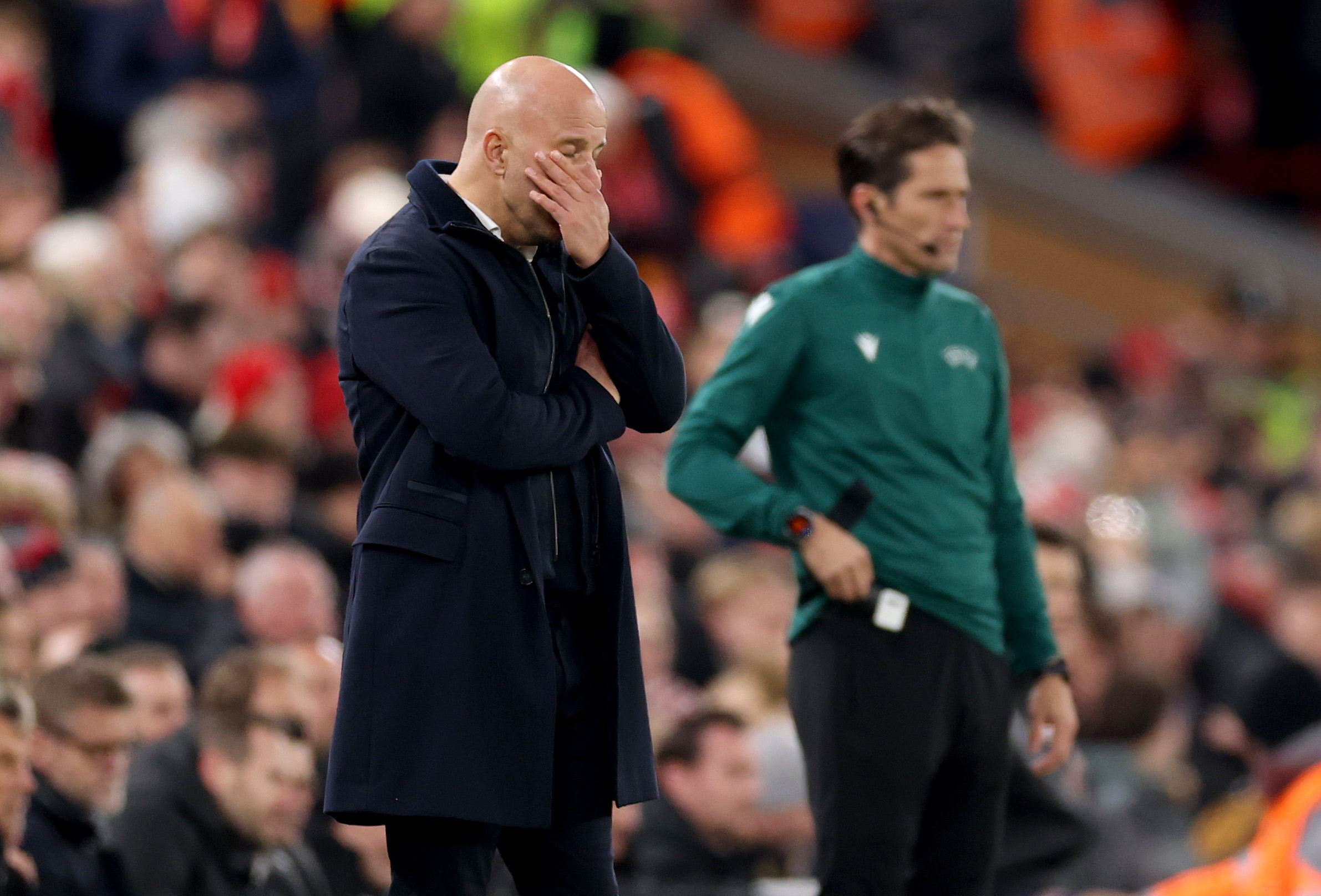 Liverpool boss Arne Slot is facing serious pressure