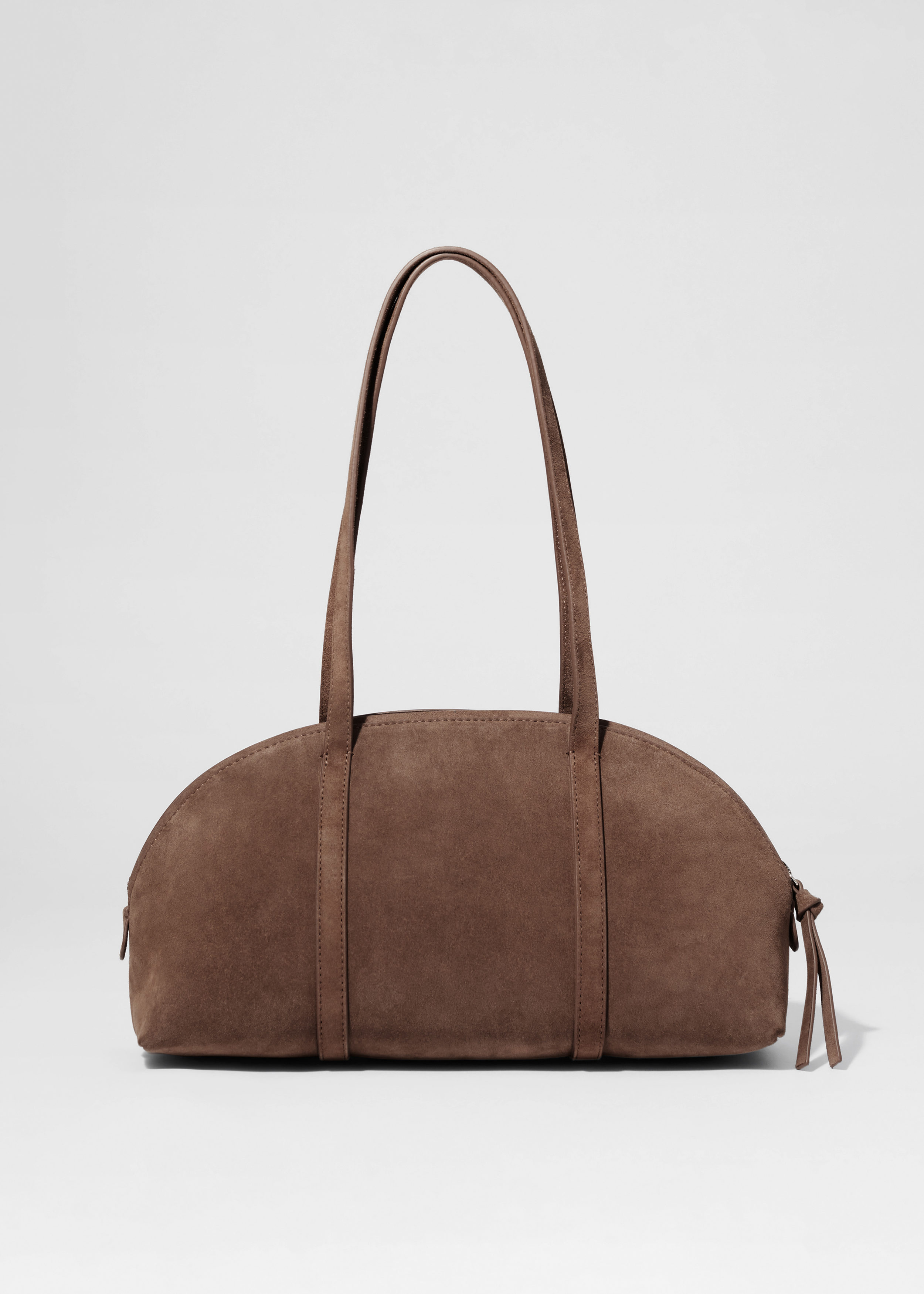 Suede Bowling Bag