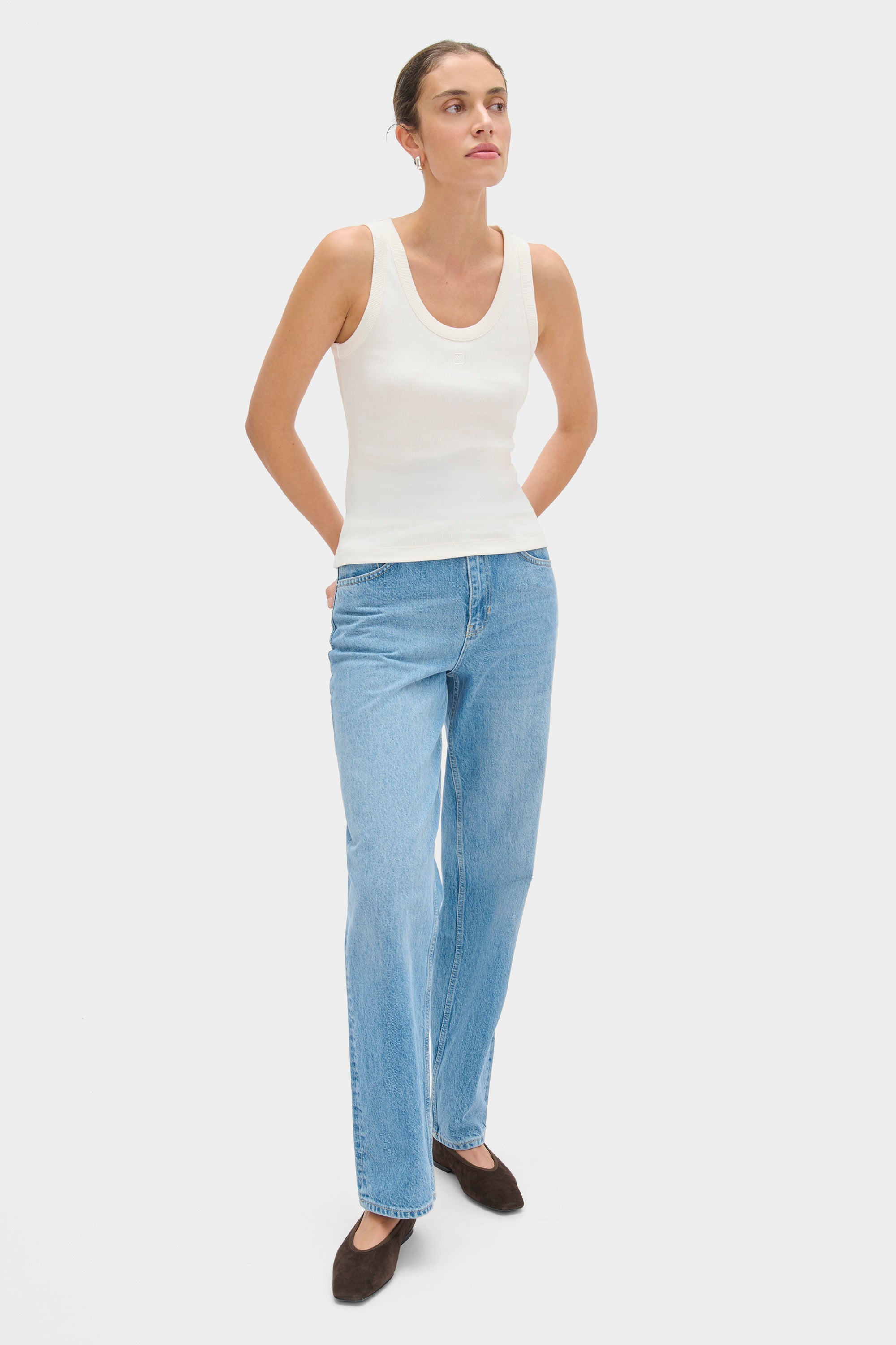 Phillipa Rib Tank Top