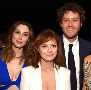 LOS ANGELES, CA - JANUARY 30: Actress Eva Amurri, actress Susan Sarandon, director Jack Henry Robbins, and actress Kristen Wiig in the audience during The 22nd Annual Screen Actors Guild Awards at The Shrine Auditorium on January 30, 2016 in Los Angeles, California. 25650_013 (Photo by Dimitrios Kambouris/Getty Images for Turner)