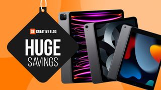 Three iPad deals, text reads 'huge savings'