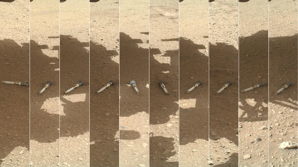 Mars soil collection task completed! But why does it drop them!?