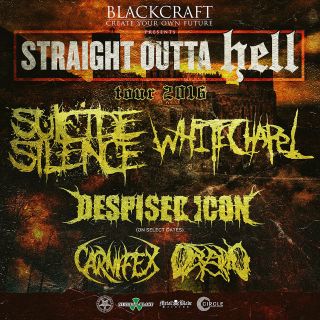 The Straight Outta Hell tour poster
