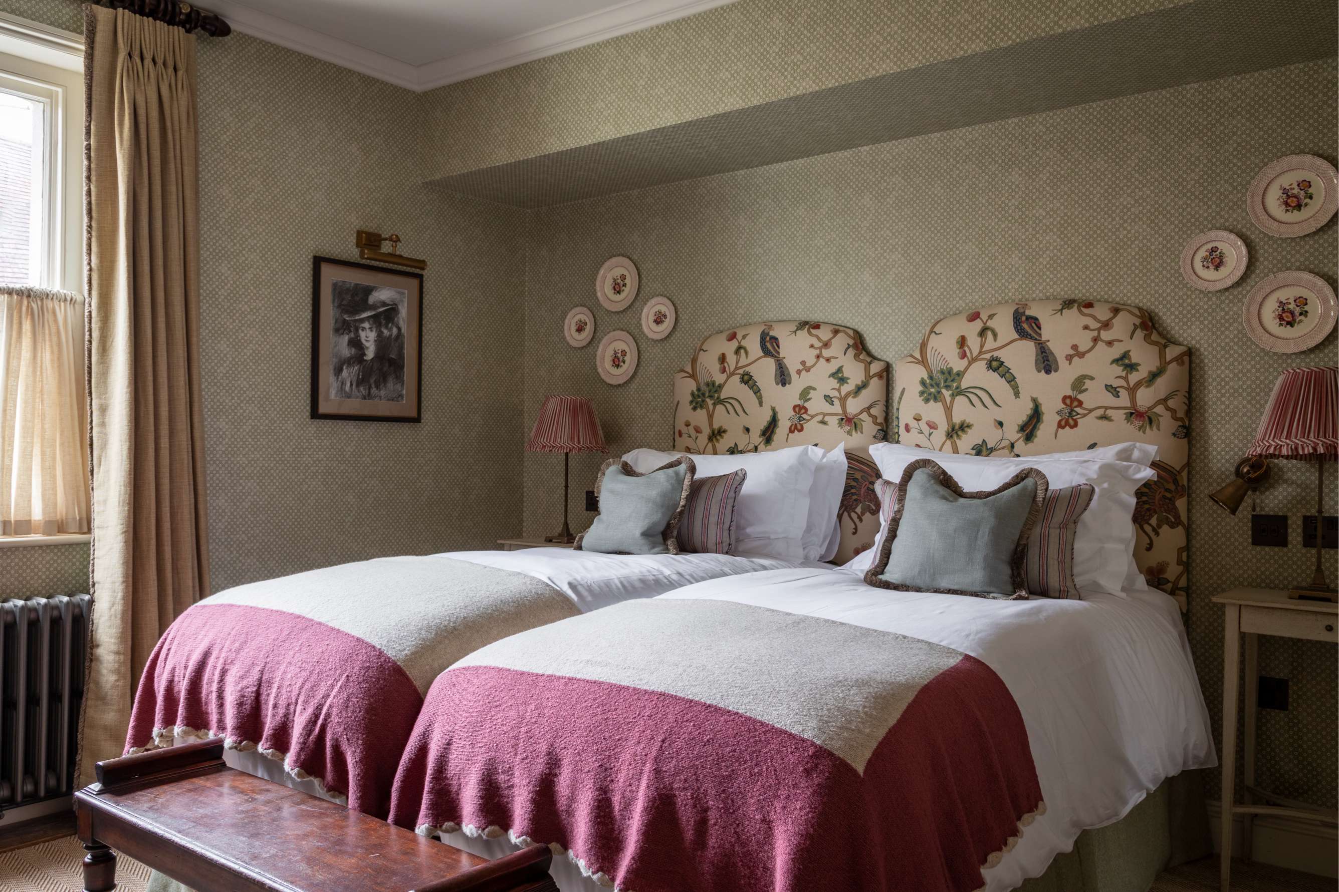 English country hotel and pub interior