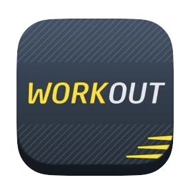 The Workout Planner & Gym Tracker app logo from the Apple App Store.