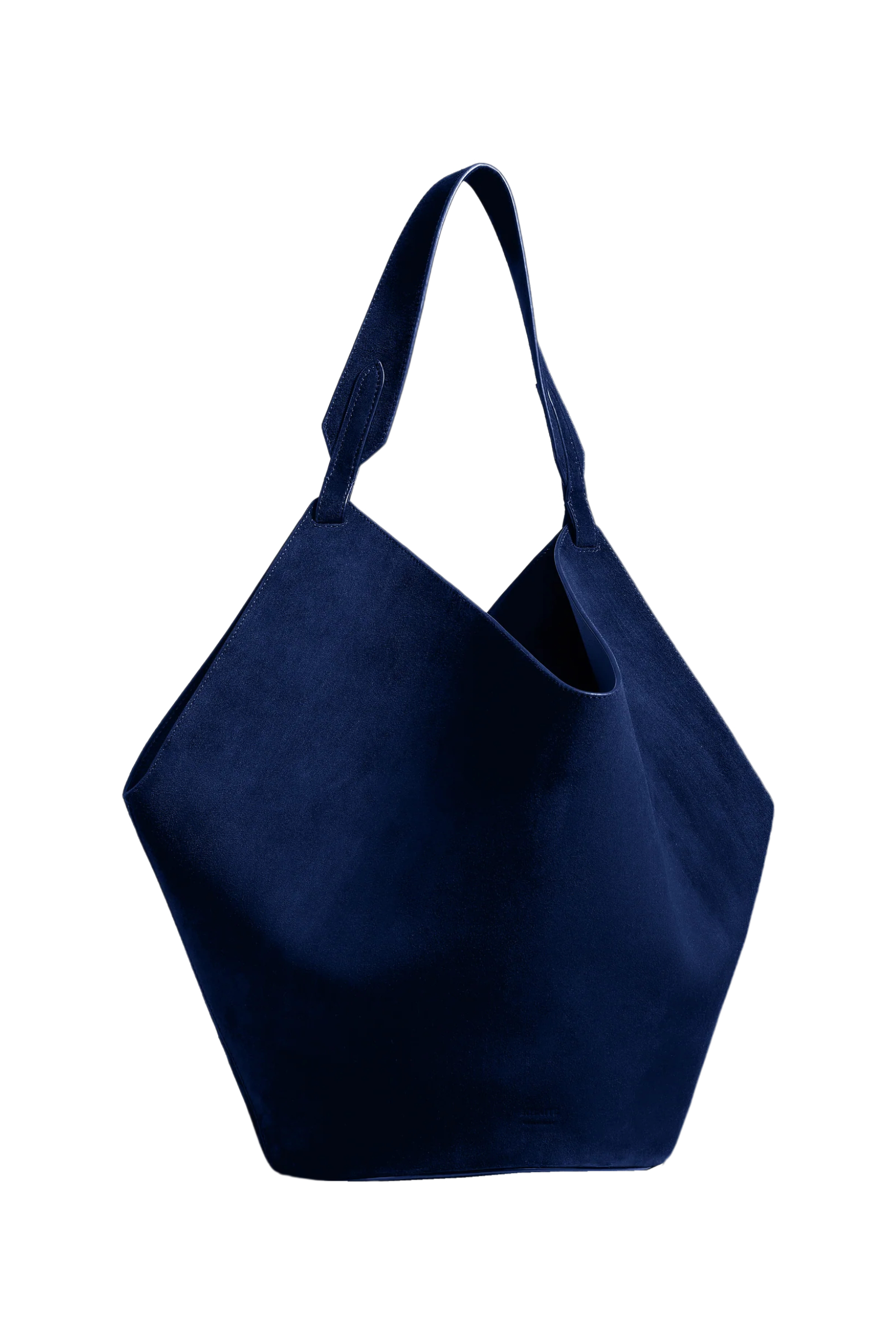 Khaite, Medium Lotus Tote in Midnight Suede