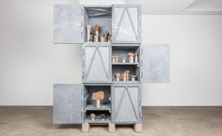 Relief Stone Cabinet’