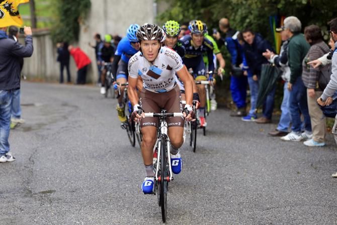 Domenico Pozzovivo (AG2R - La Mondiale) leads the other favourites