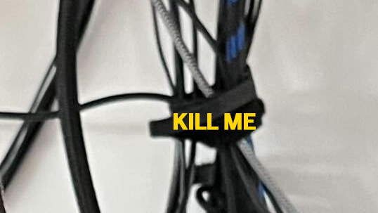 Tim's cable management solution