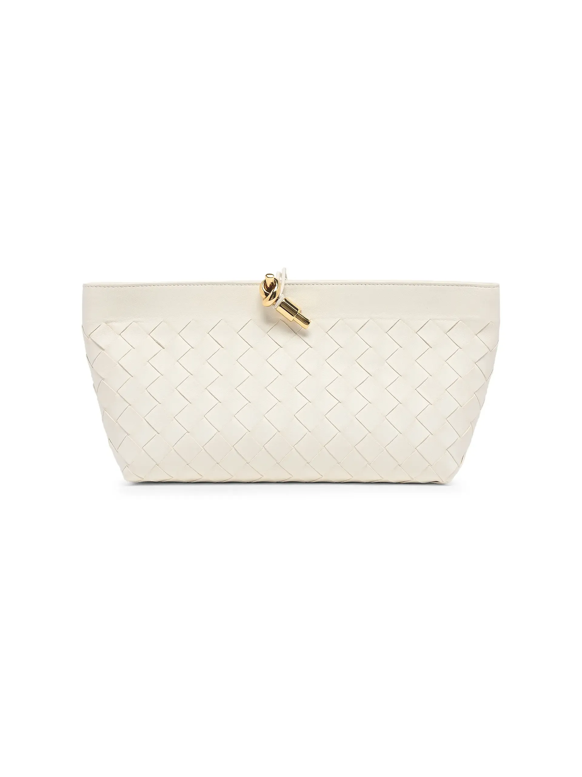 Andiamo Intrecciato Leather Clutch