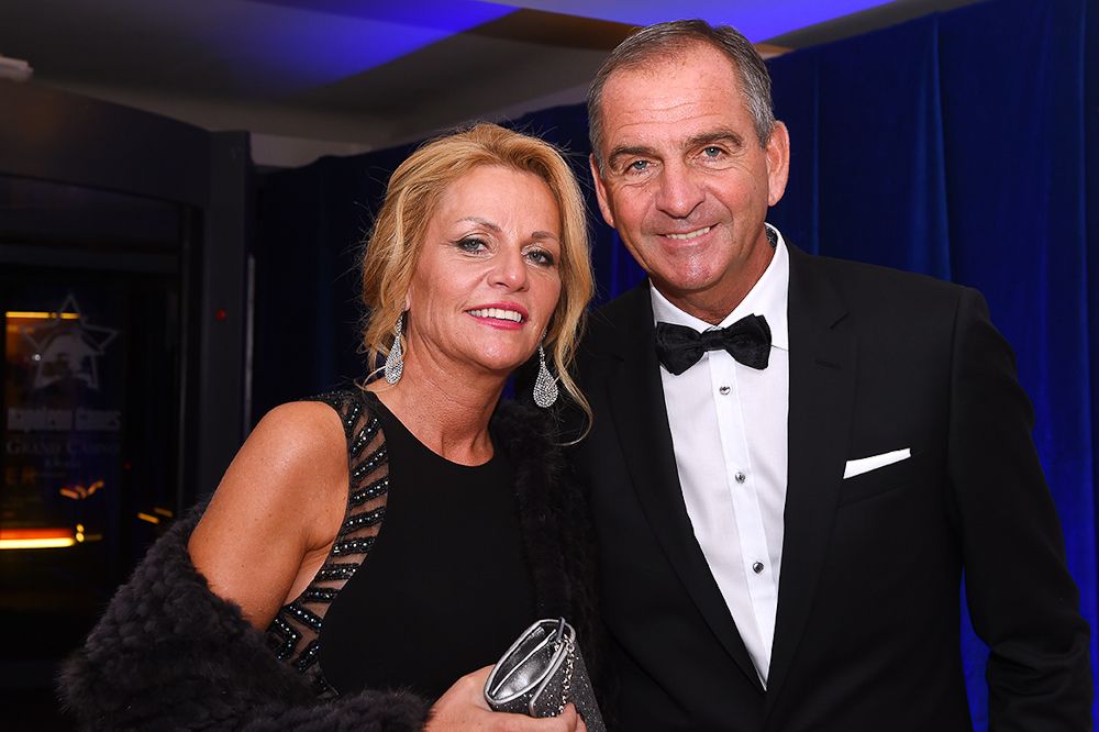 Lotto - Soudal Team Manager Marc Sergeant and wife