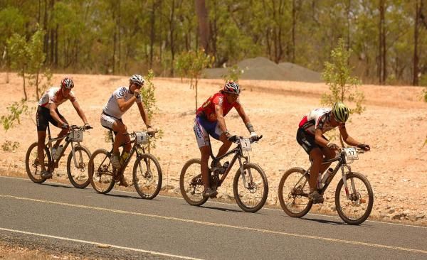 The race leaders venture toward Laura