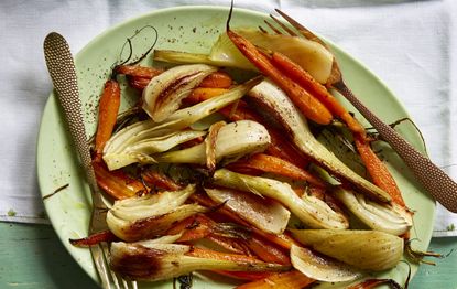Sumac roasted fennel and carrots
