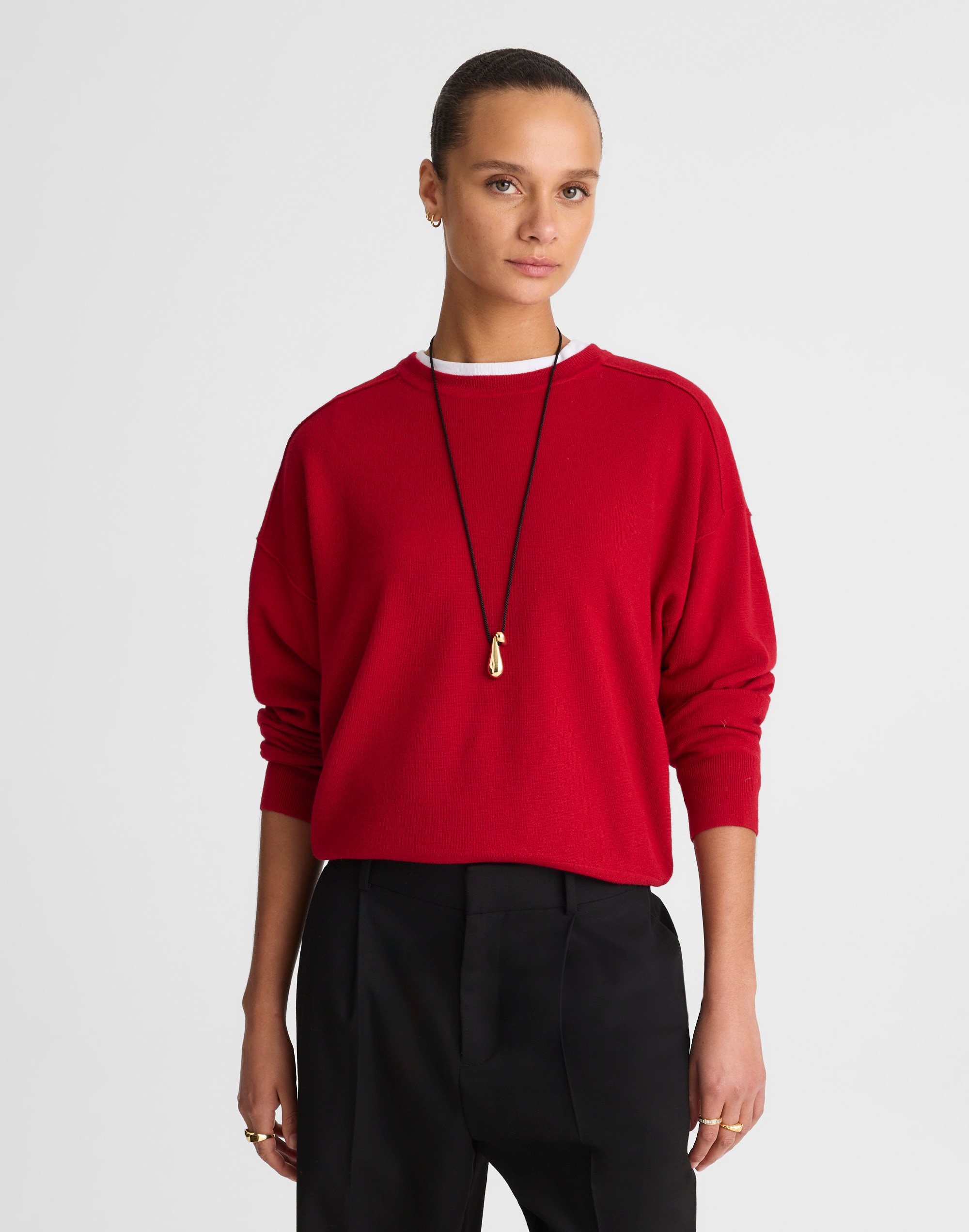 Merino Wool Pullover Sweater