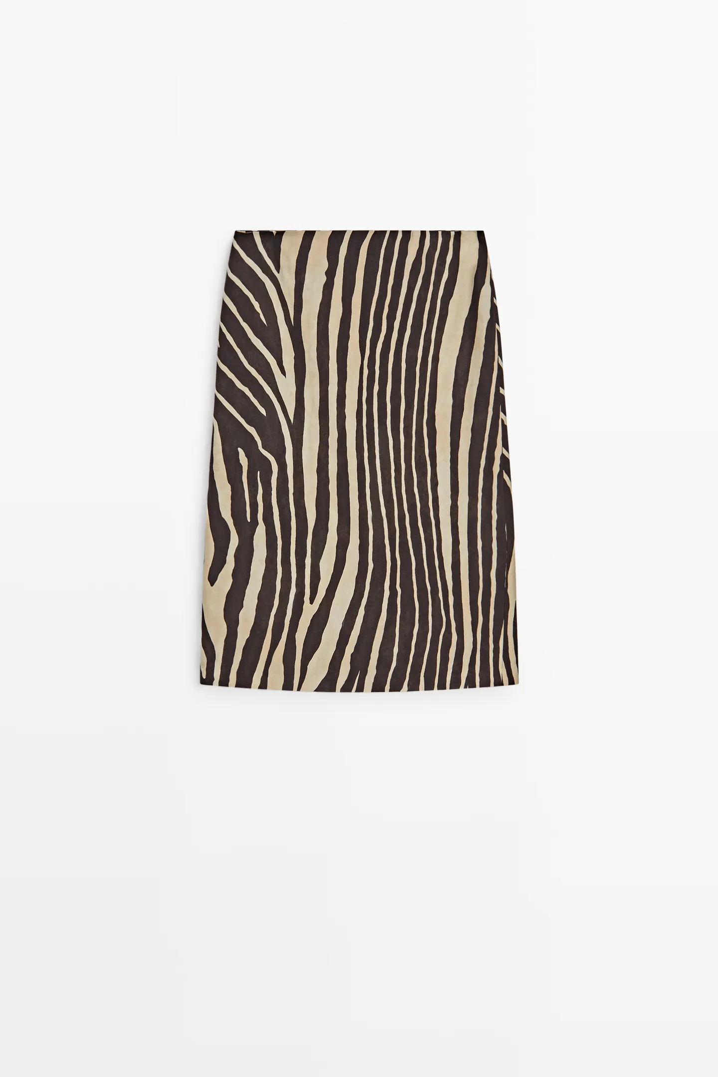 Massimo Dutti's zebra print pencil skirt
