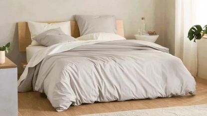 Best duvet covers from brooklinen, cream in neutral bedroom