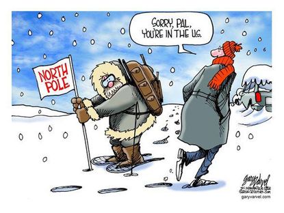 Editorial cartoon winter weather