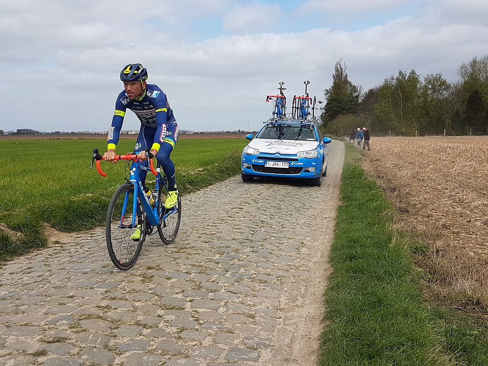 Wanty Groupe-Gobert on the pav&eacute;