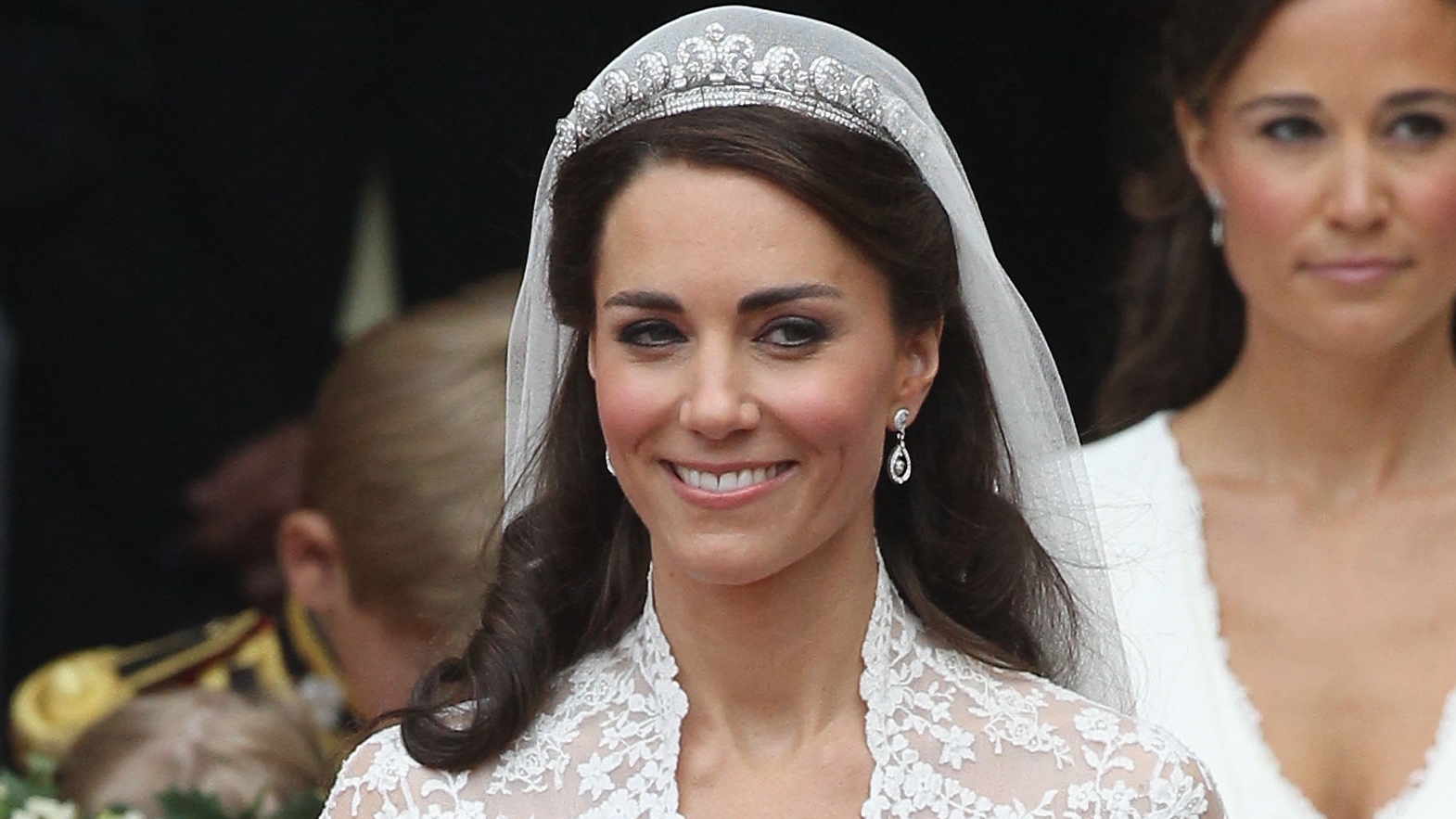 Catherine, Princess of Wales smiles following her marriage to Prince William