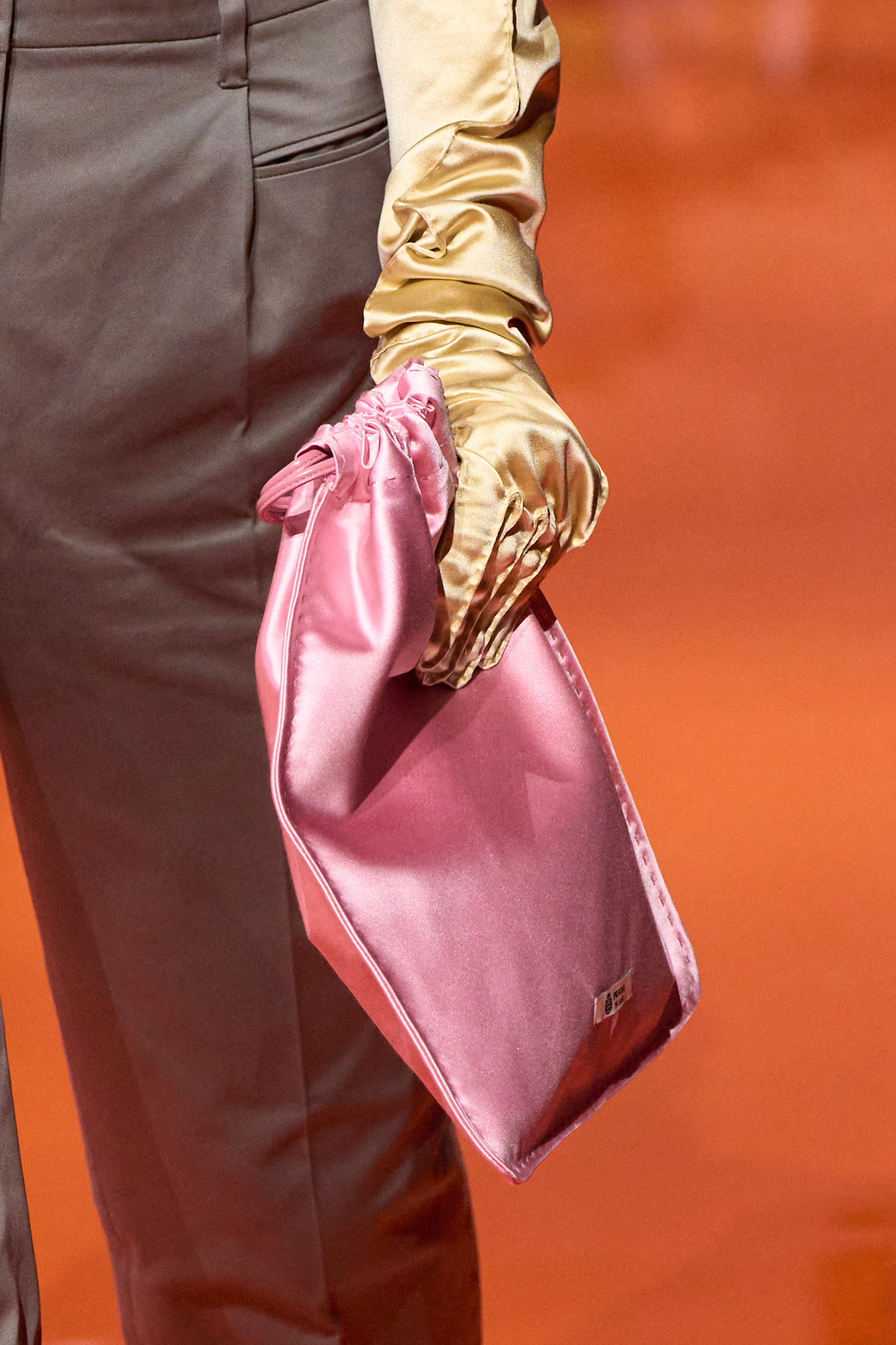 An image of one of the key spring 2026 bag trends of 2026 on the Prada runway.