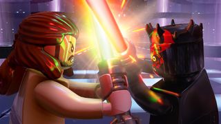 Screenshots from Lego Star Wars games