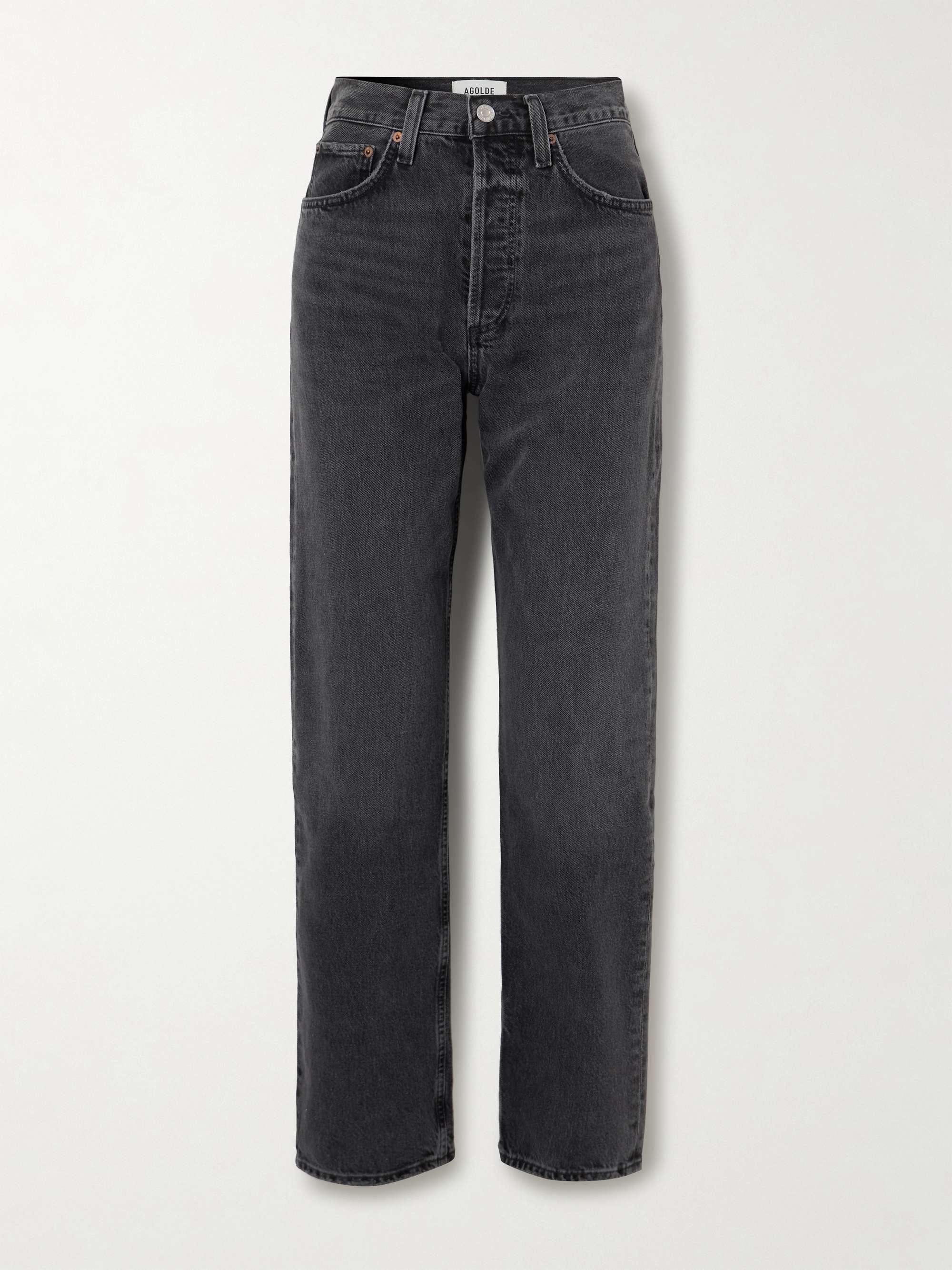 Kelly Mid-Rise Straight-Leg Organic Jeans