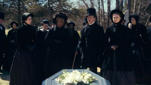 The Dickinson family in the Season 3 premiere