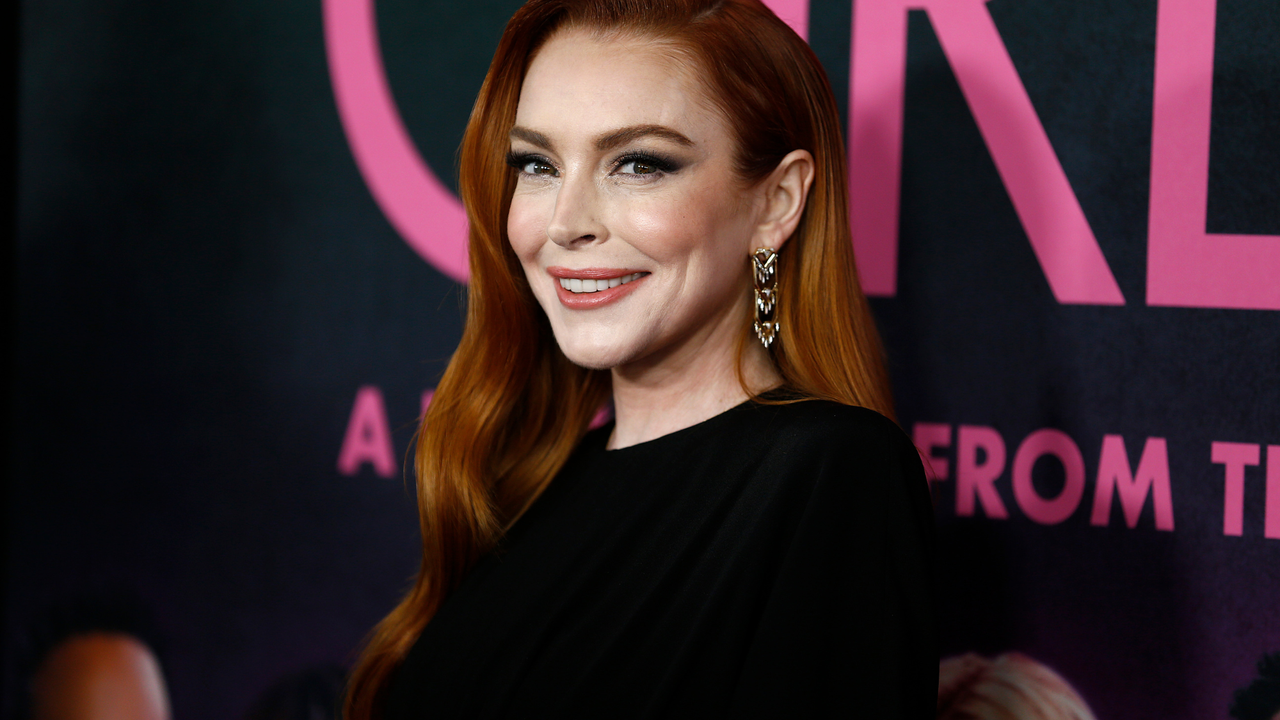 Lindsay Lohan attends the &quot;Mean Girls&quot; New York premiere at AMC Lincoln Square Theater on January 08, 2024 in New York City