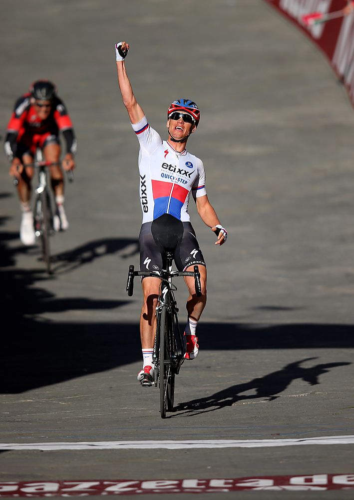 Zdenek Stybar (Etixx-Quickstep) wins the 2015 Strade Bianche