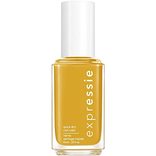 Essie Expressie Quick-Dry Vegan Nail Polish, Taxi Hopping, Acidic Yellow, 0.33 Ounce