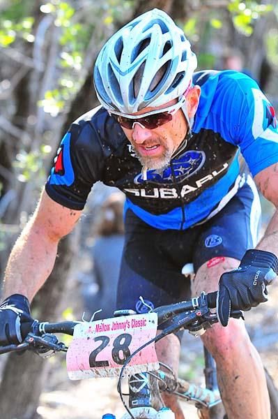 Wall Groda (Team BikeBarn/Gary Fisher) finished 22nd in the men's open, doing, "not bad for an old guy with a sinus infection".