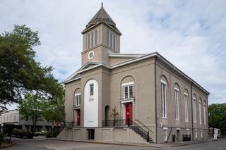 The outside of First African Baptist Church in Savannah, Georgia