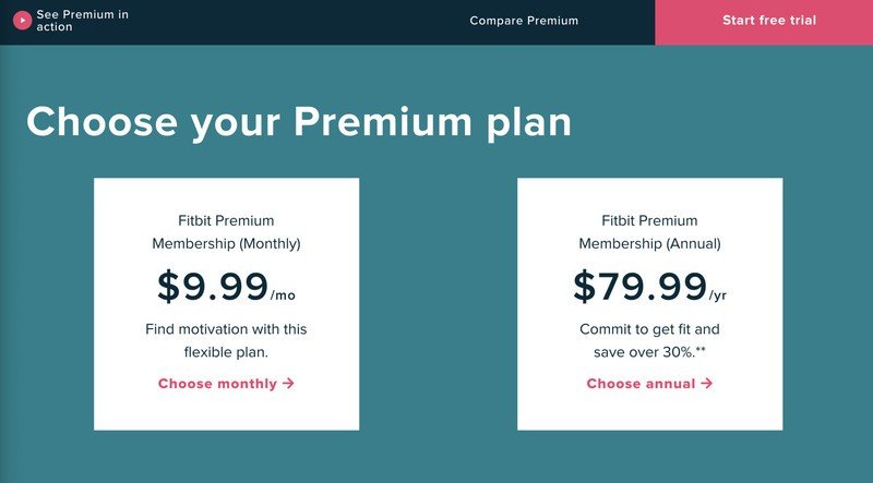 Fitbit Premium Signup Web 3