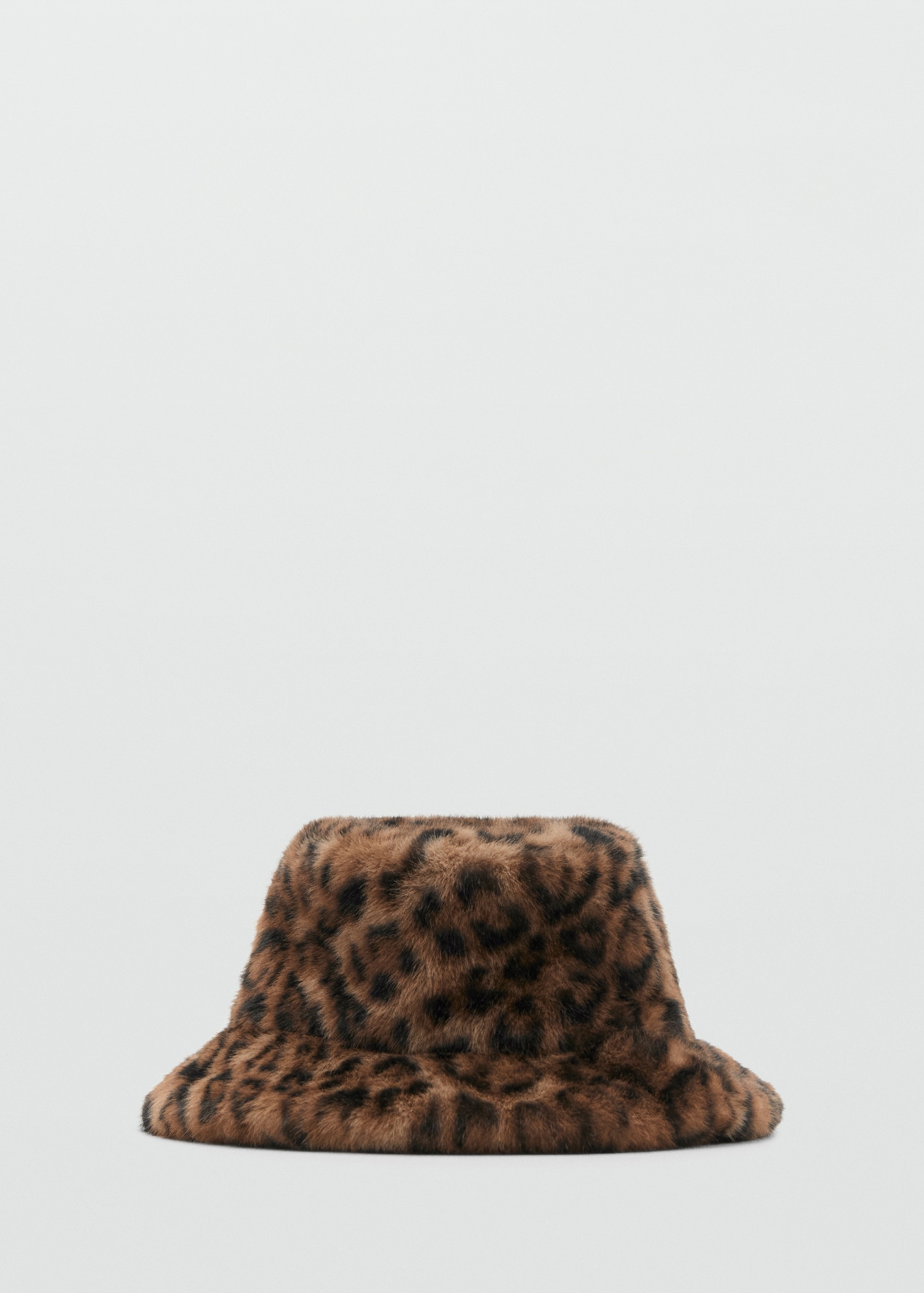 Leopard Faux-Fur Bucket Hat - Women | Mango United Kingdom