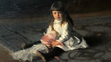 A close-up of "The Daughters Of Edward Darley Boit"