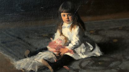 A close-up of "The Daughters Of Edward Darley Boit"