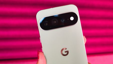 The camera island on the green Google Pixel 11 Pro XL