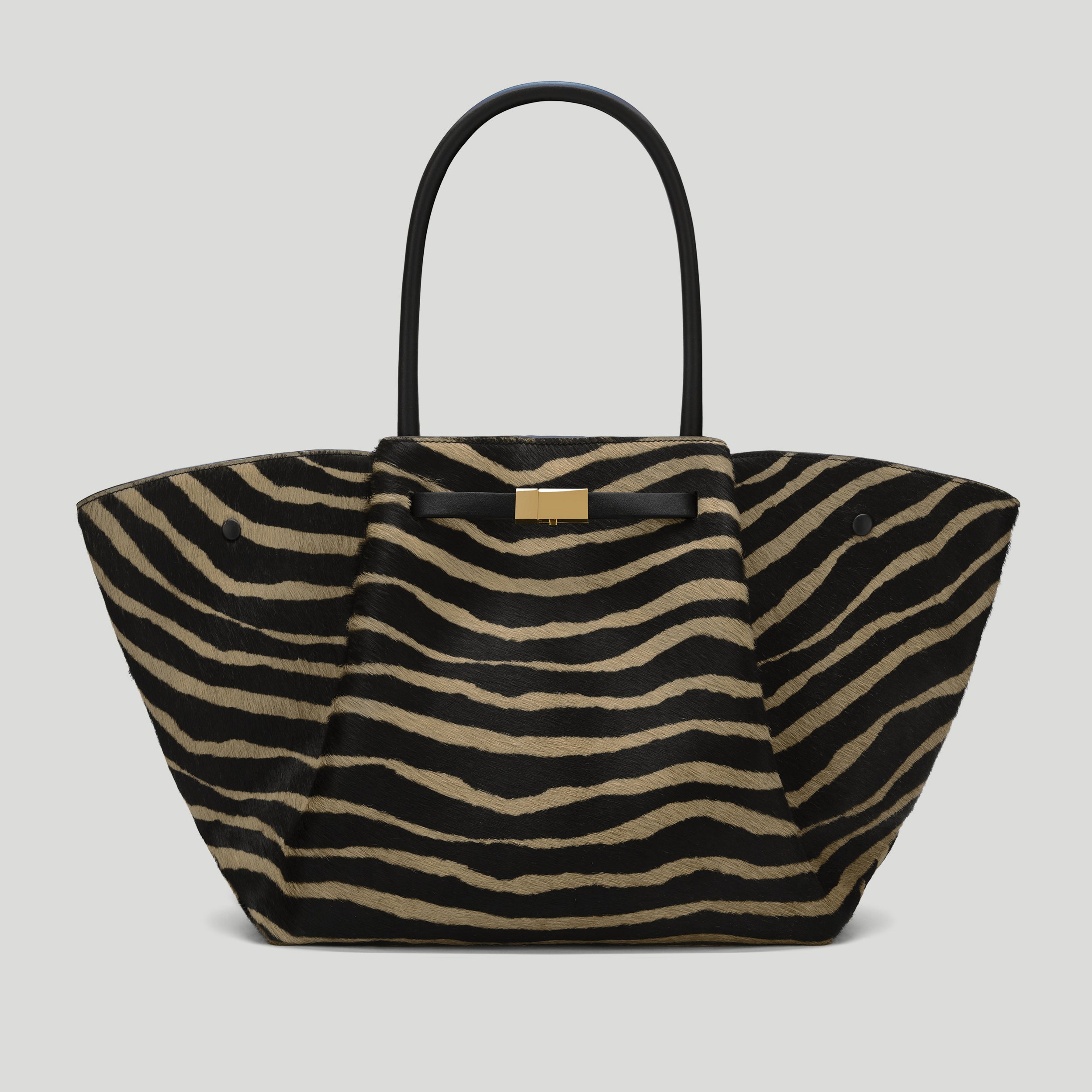 The New York | Zebra-Effect Hair Calf | Demellier