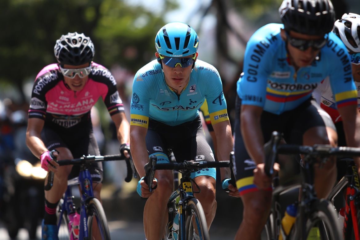 Miguel Angel Lopez (Astana) in the breakaway