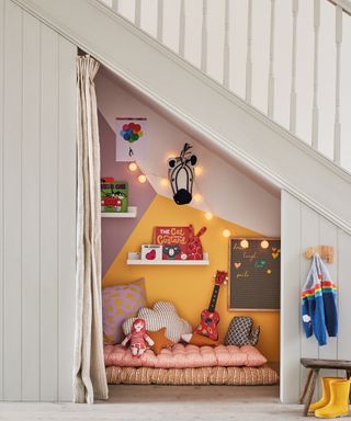 Under the stairs playroom by Dulux