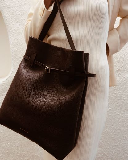 Manu Atelier Women's Leather Handbag White